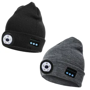 5.0 Wireless Beanie Hat with 3 Lighting Modes