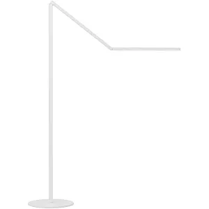 Z-Bar Floor Gen 4 Matte White Contemporary LED Floor Lamp