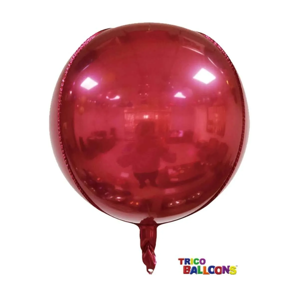 22" Round 4D Balloon - Red