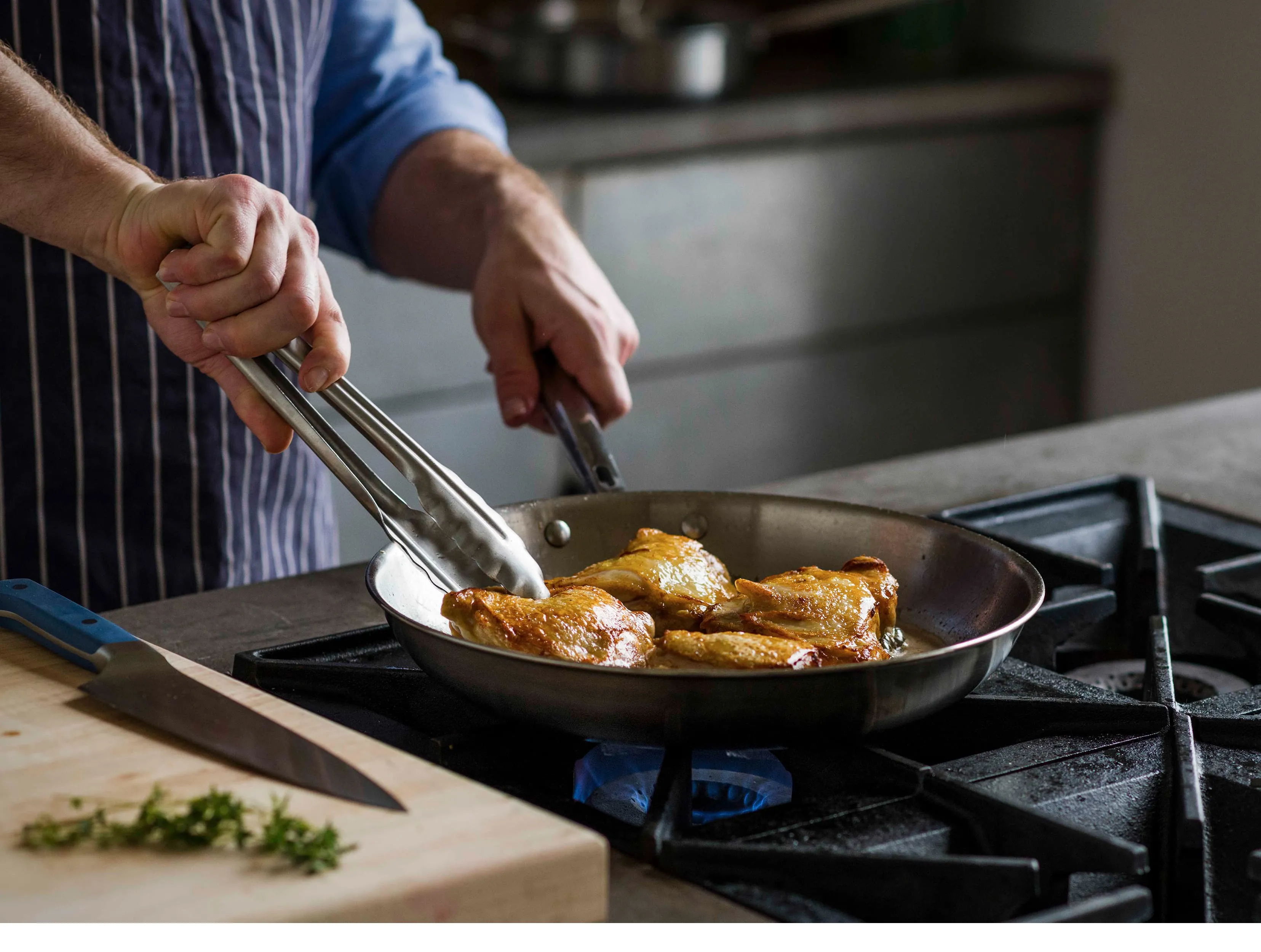 8" Chef's Knife   10" Skillet Bundle