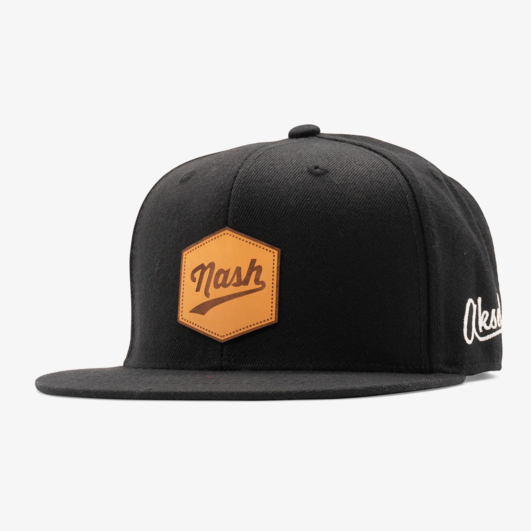 Aksels Laser Nashville Cursive Snapback Hat