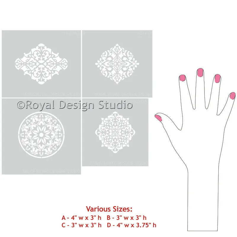 Arabesque Ornament Craft Stencil Set