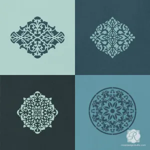 Arabesque Ornament Craft Stencil Set