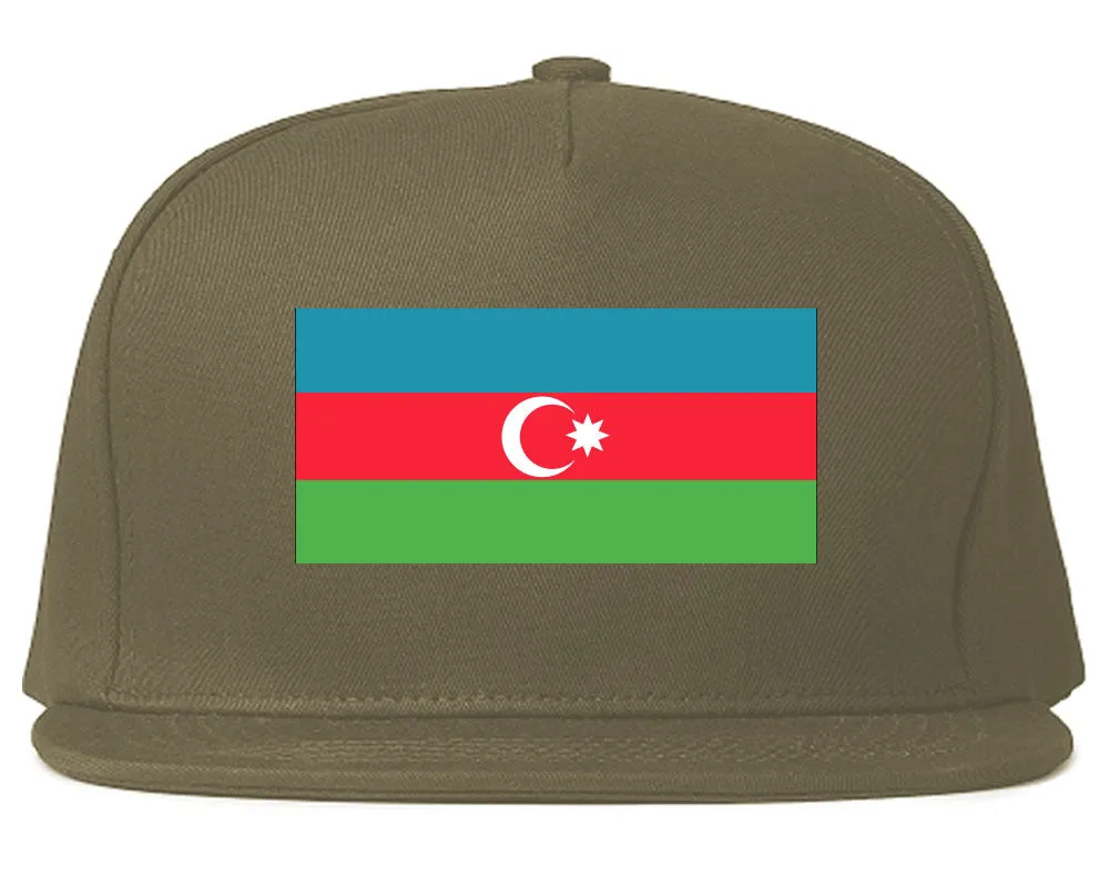 Azerbaijan Flag Country Printed Snapback Hat Cap