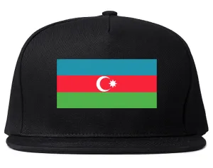 Azerbaijan Flag Country Printed Snapback Hat Cap