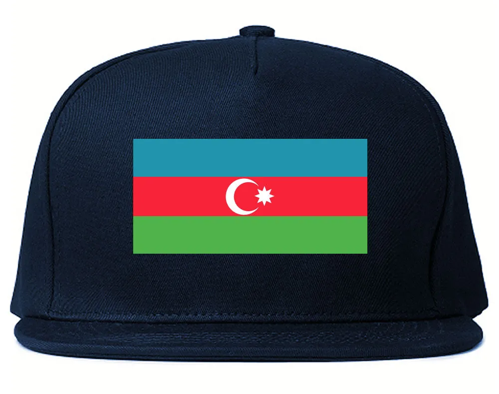 Azerbaijan Flag Country Printed Snapback Hat Cap