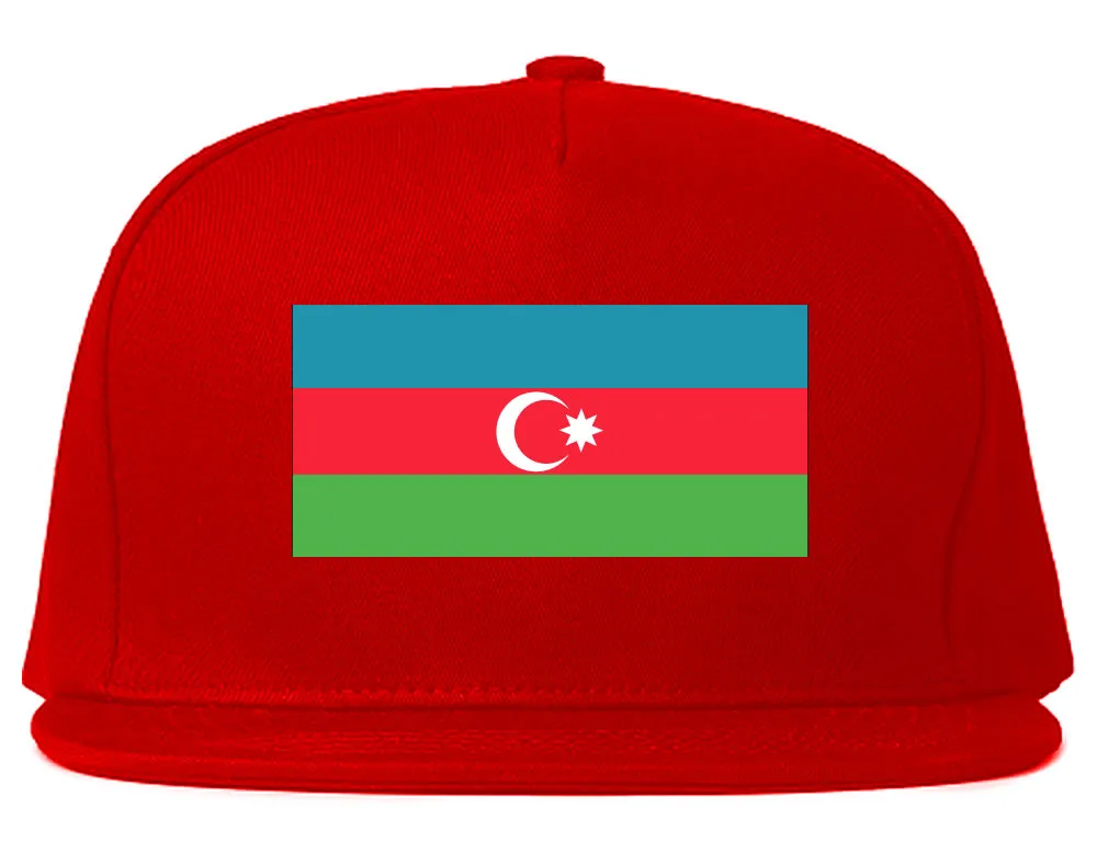 Azerbaijan Flag Country Printed Snapback Hat Cap