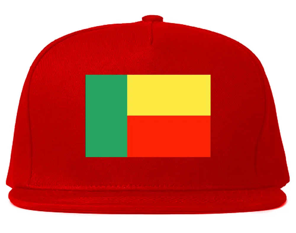 Benin Flag Country Printed Snapback Hat Cap