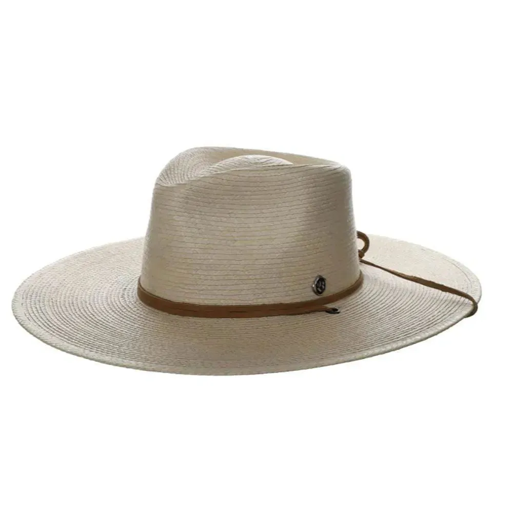 Biltmore Canyon Moon - Wide Brim Mexican Palm Straw Fedora Hat