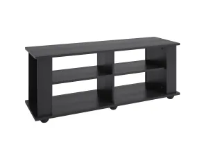 Black Wooden TV Stand, TVs up to 55"