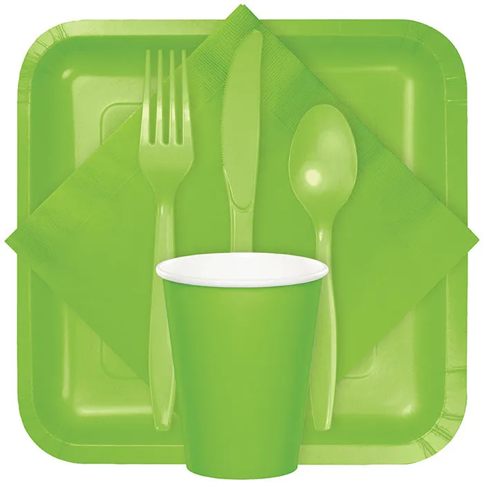 Bulk Fresh Lime Assorted Plastic Cutlery (288 per Case)