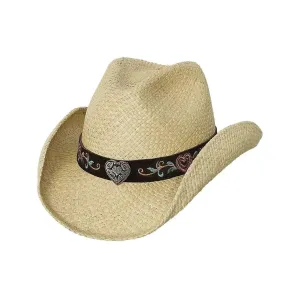 Bullhide Crazy For You - Children's Straw Cowgirl Hat