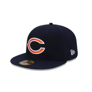 Chicago Bears C Logo New Era 59FIFTY Fitted Hat