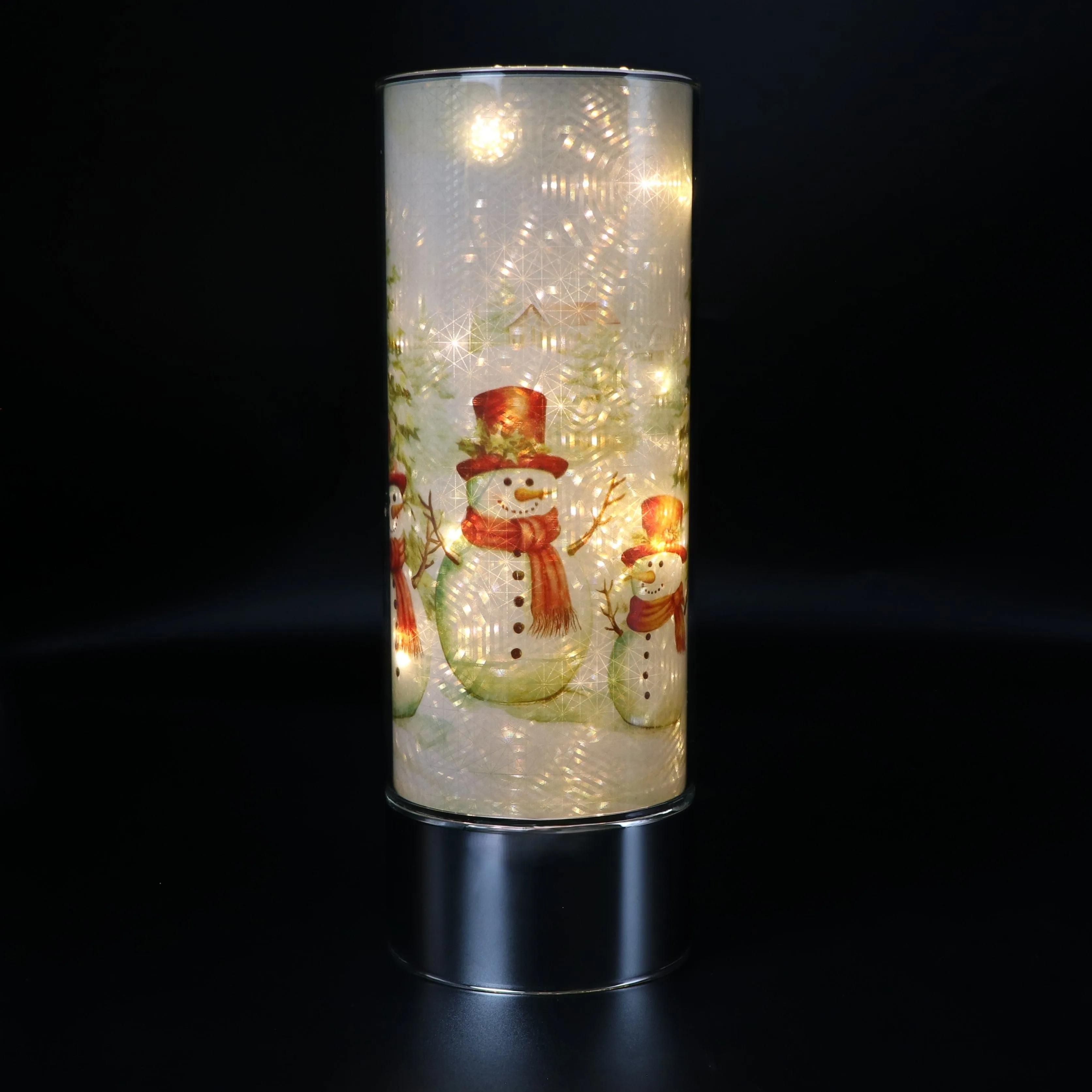 Chilly Snowmen Family Insert for use with Sparkle Glass® Accent Light