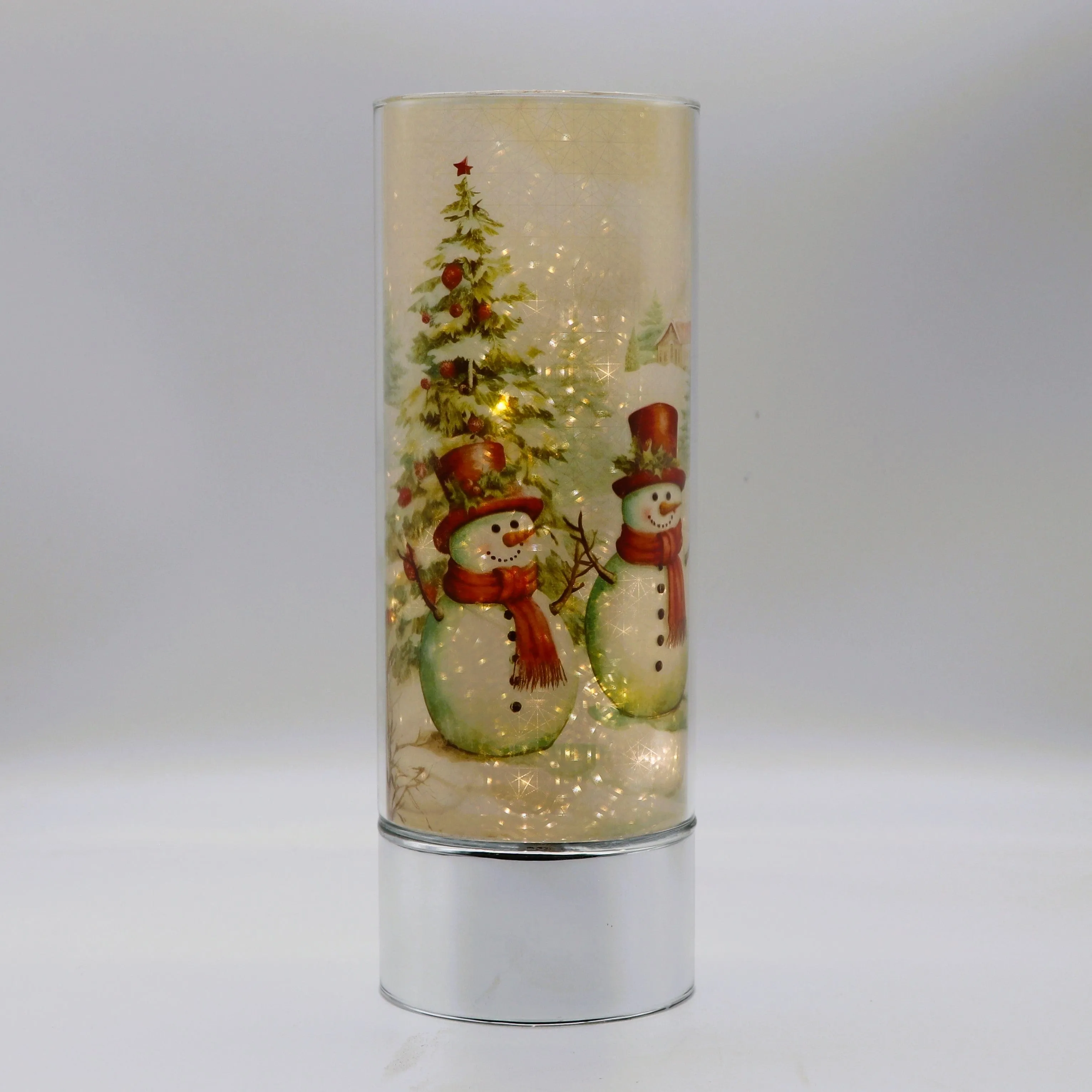 Chilly Snowmen Family Insert for use with Sparkle Glass® Accent Light