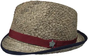 Christys Crown Raffia Snap Brim Fedora