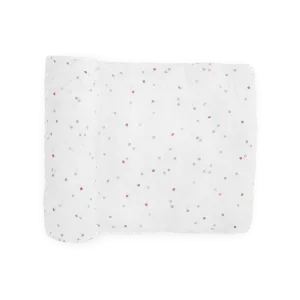 Cotton Muslin Swaddle Blanket - Dots