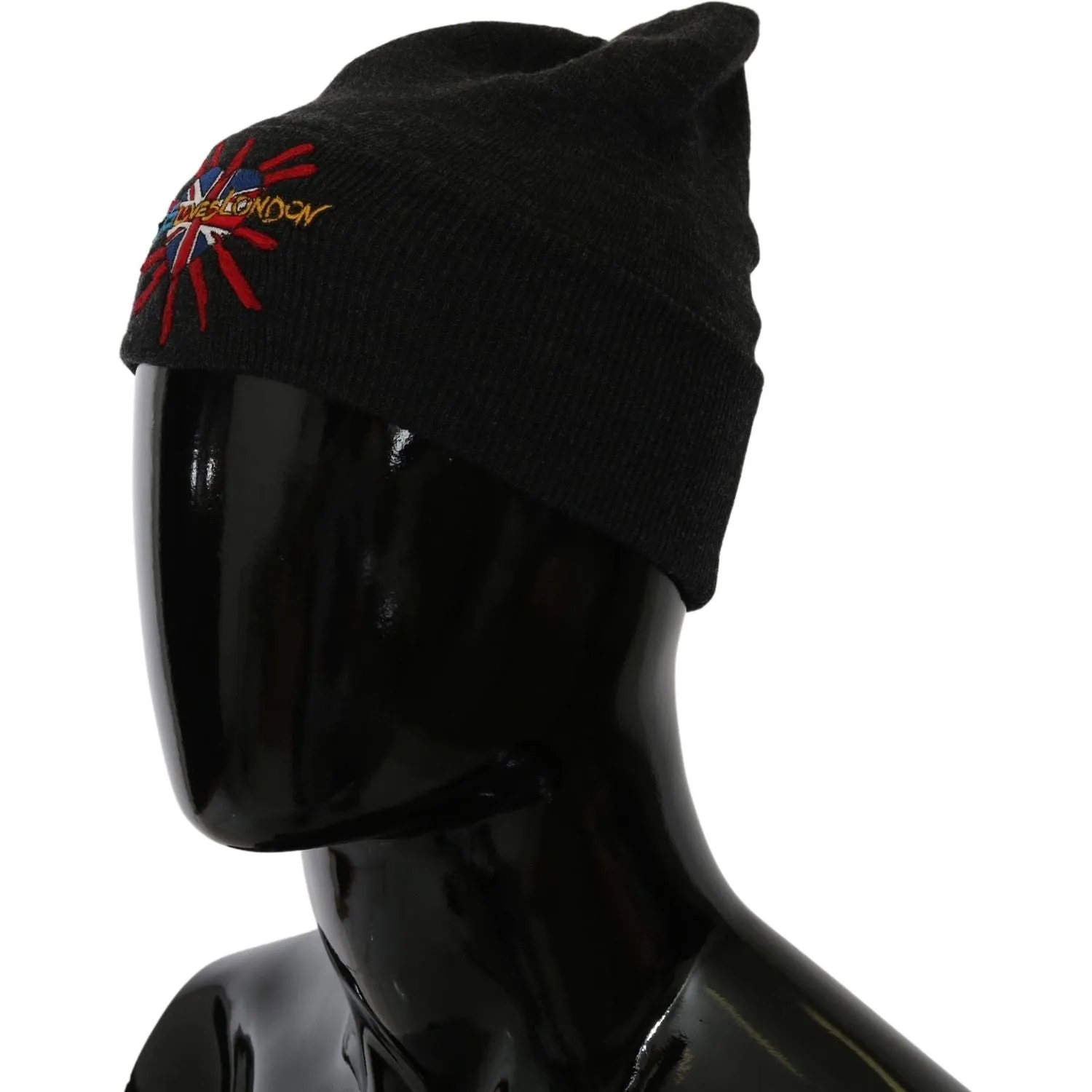 Dolce & Gabbana Chic Gray Beanie with Exclusive Embroidery