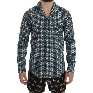 Dolce & Gabbana Elegant Green Pajama Nightshirt