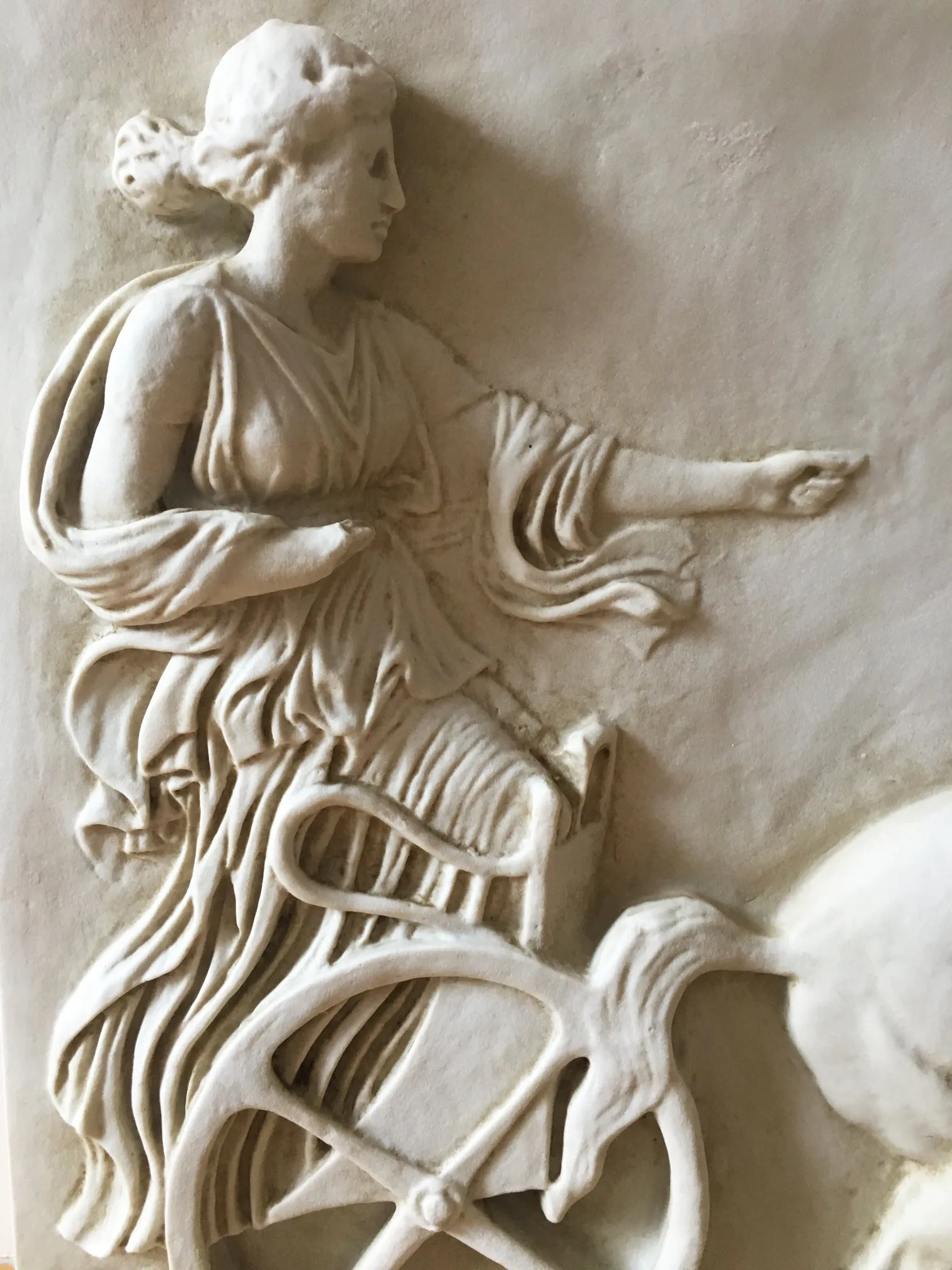 Eos in Her Chariot Bas-relief (Herculaneum)