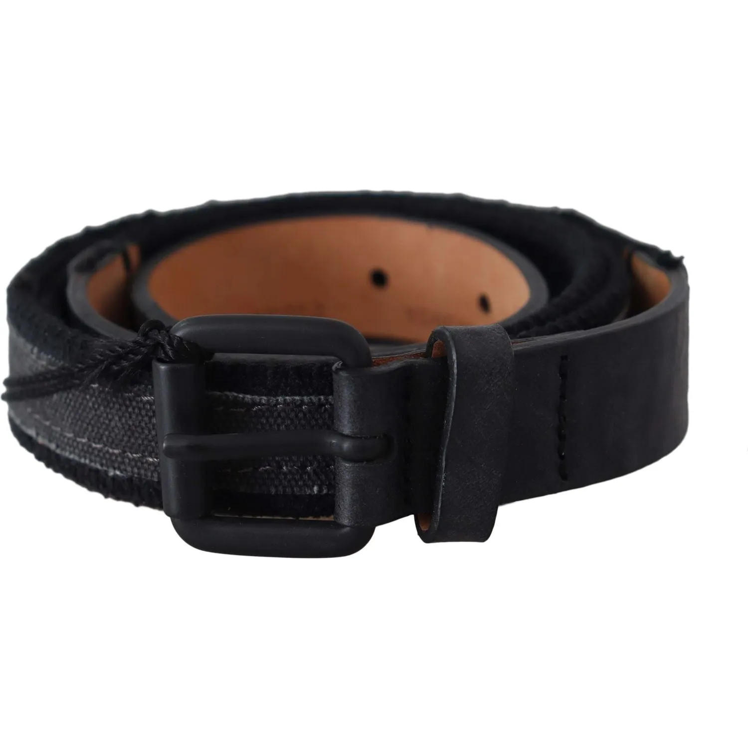 Ermanno Scervino Chic Black Leather Waist Belt