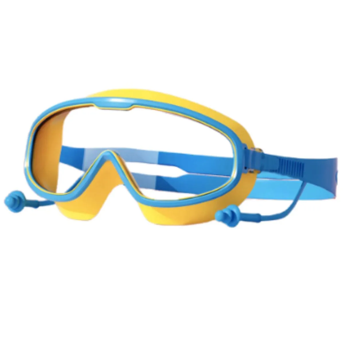 Fancydresswale Swimming Combo for boys- swimming trunk, cap, goggles, nose clip with box- Professional swimming gears