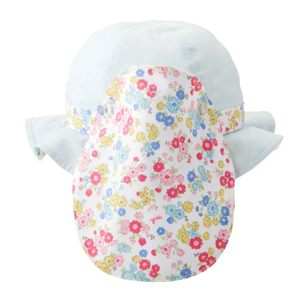 Floral Bow Sun Hat (UV Protection)