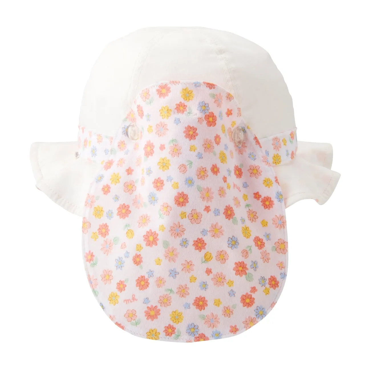 Floral Bow Sun Hat (UV Protection)