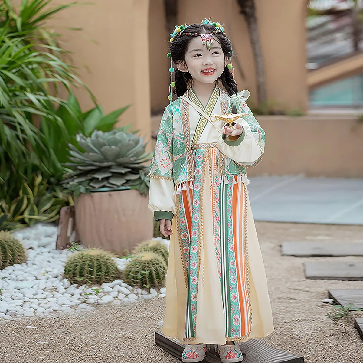 Girls Ethnic Dress Hanfu Ethnic Wear