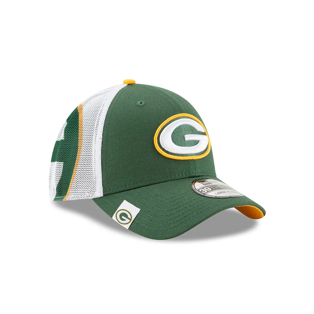 Green Bay Packers Logo Wrapped 39THIRTY Flex Fit Hat