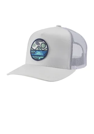 Keep It Clean Trucker - White / White