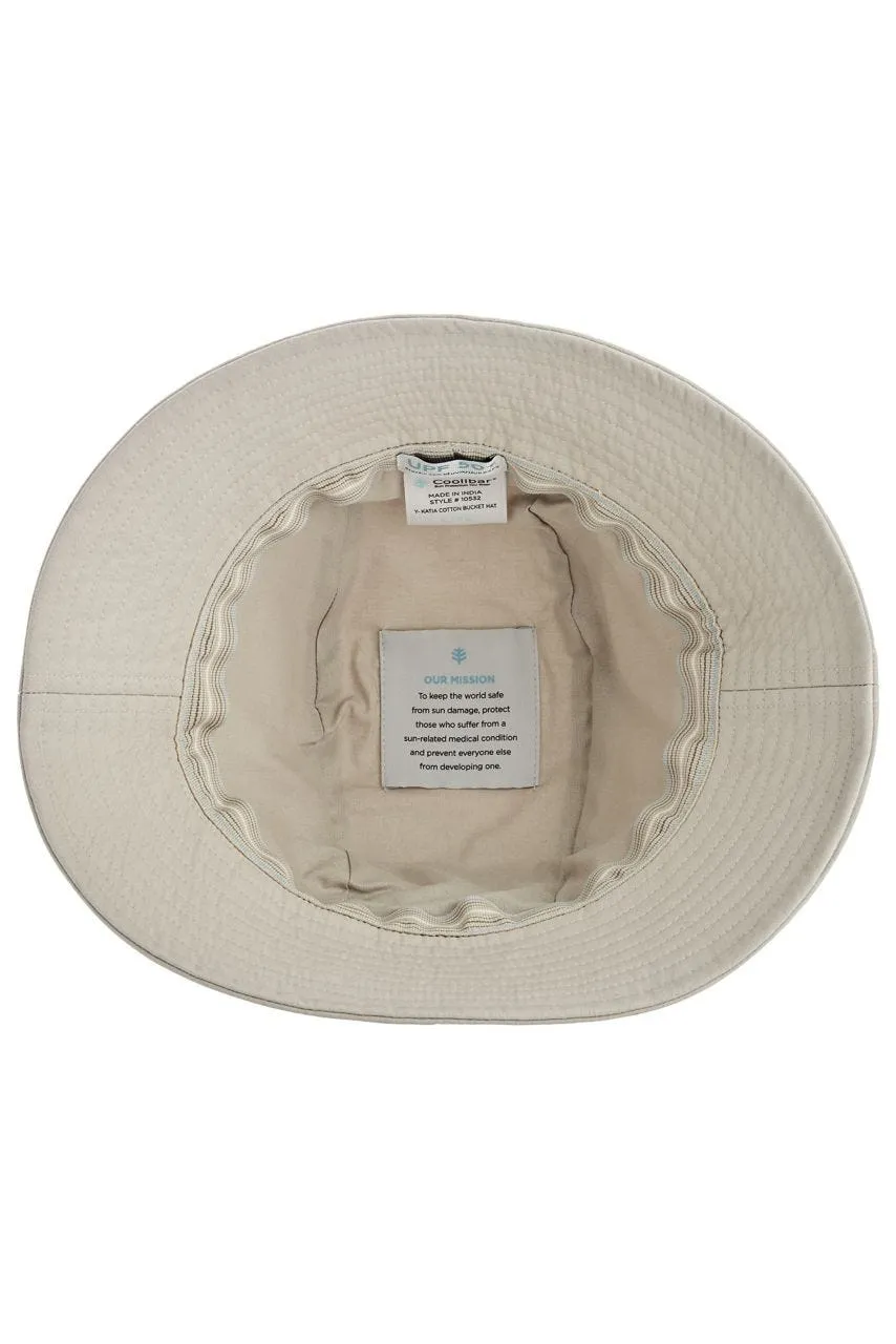 Kid's Katia Cotton Bucket Hat | Tan