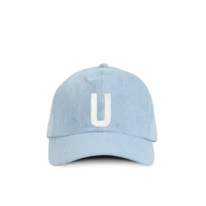 Kids Letter U Baseball Hat Denim