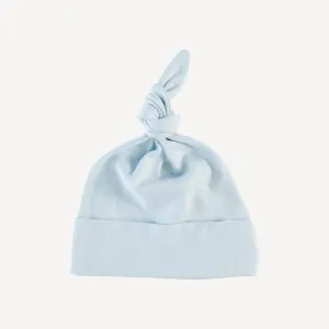 knot hat | illusion blue | organic cotton interlock