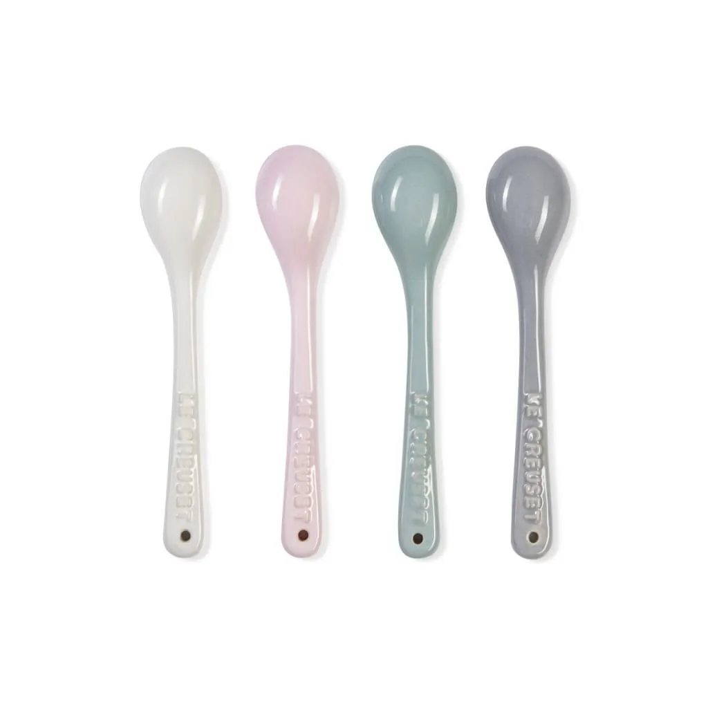 Set of 4 Le Creuset Calm Stoneware Spoons