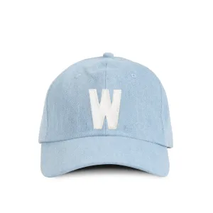 Letter W Baseball Hat Denim