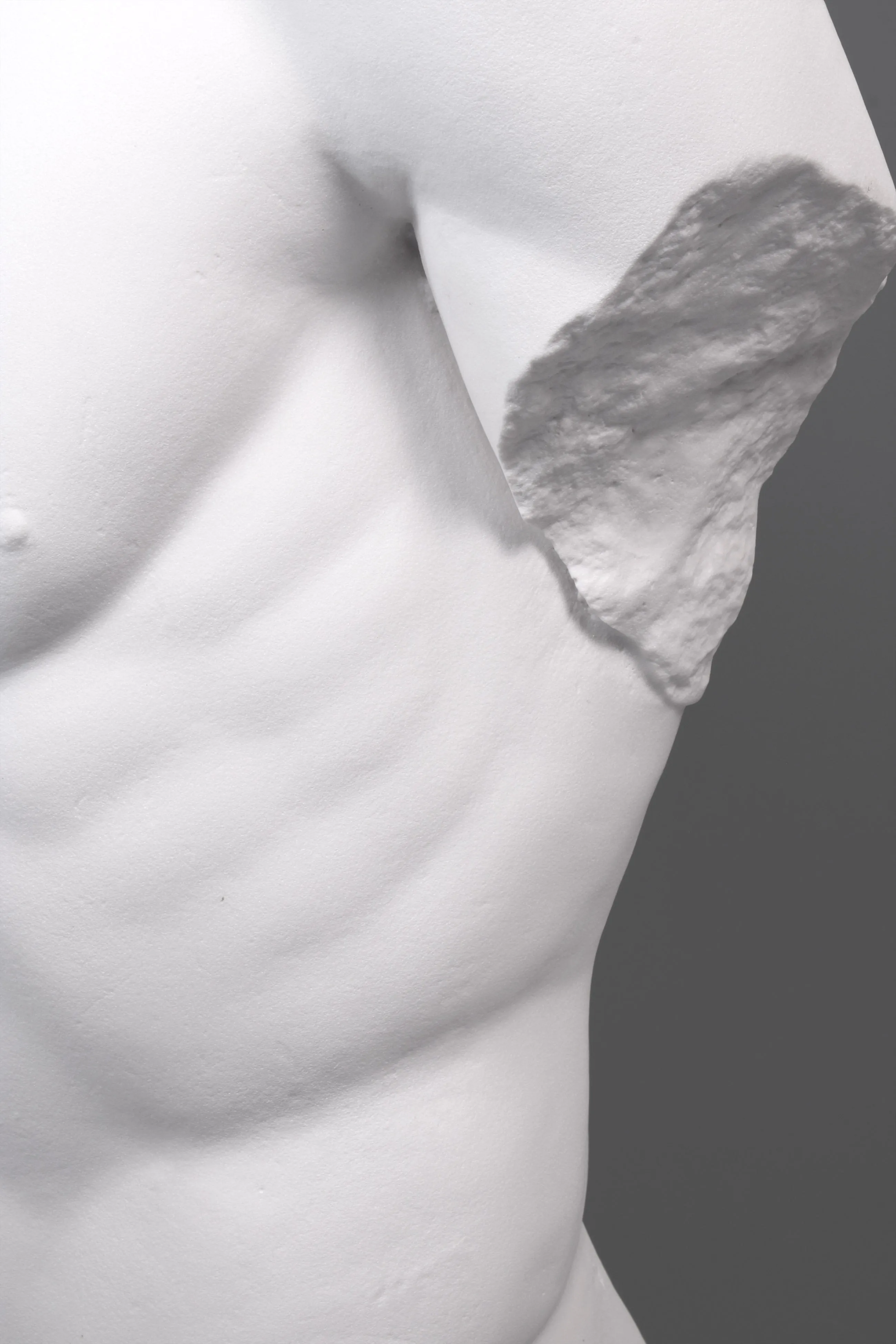 Male Torso Life-size statue on Base