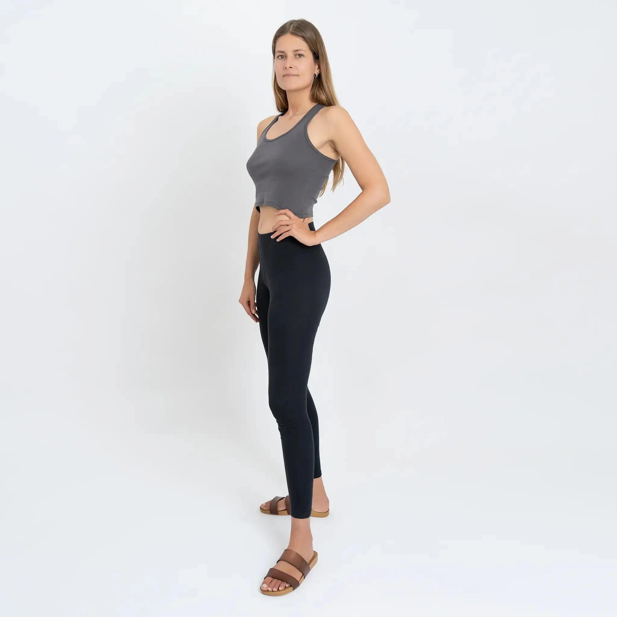 Mix 2 Pack - Women's Organic Pima Cotton Short Tank & Leggings