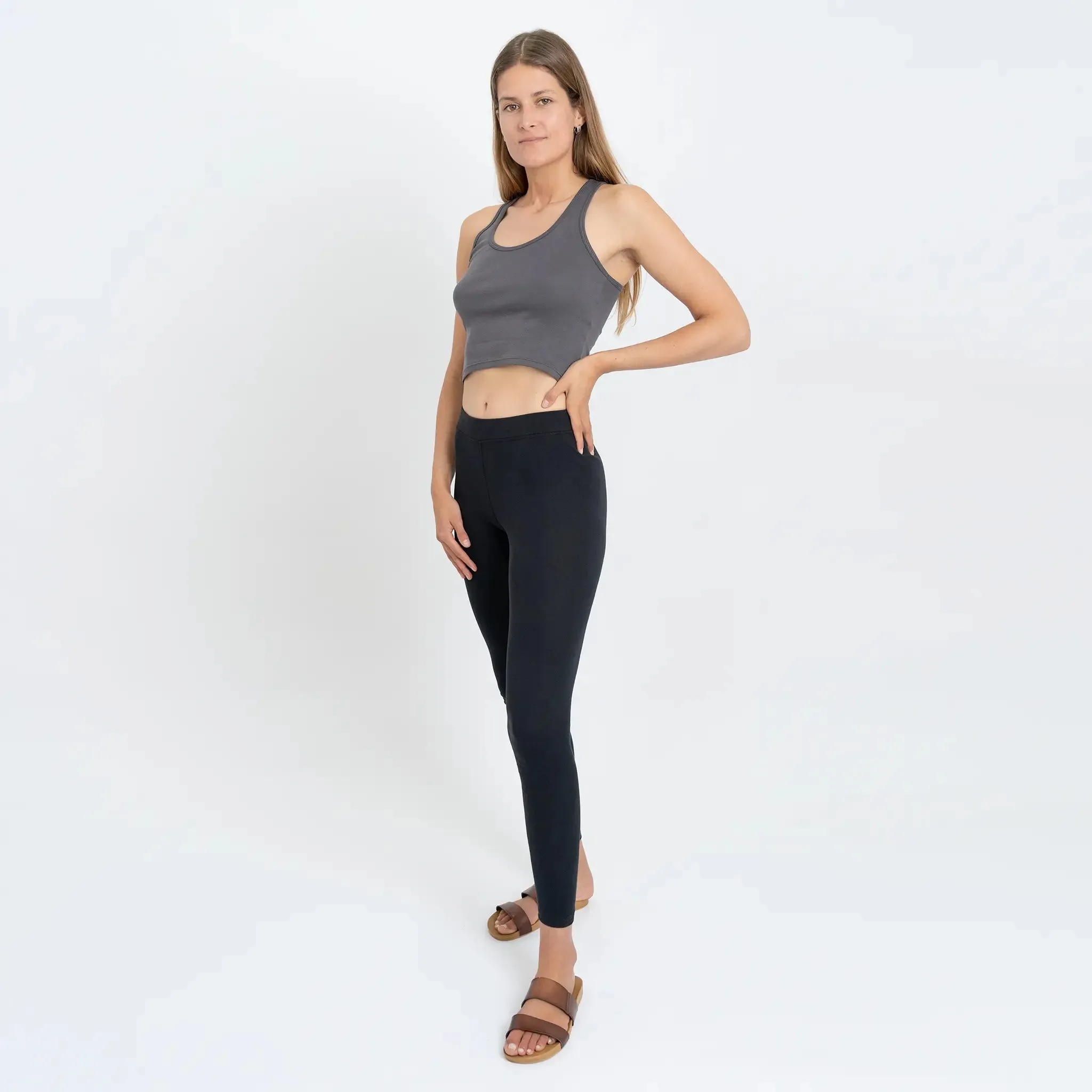 Mix 2 Pack - Women's Organic Pima Cotton Short Tank & Leggings