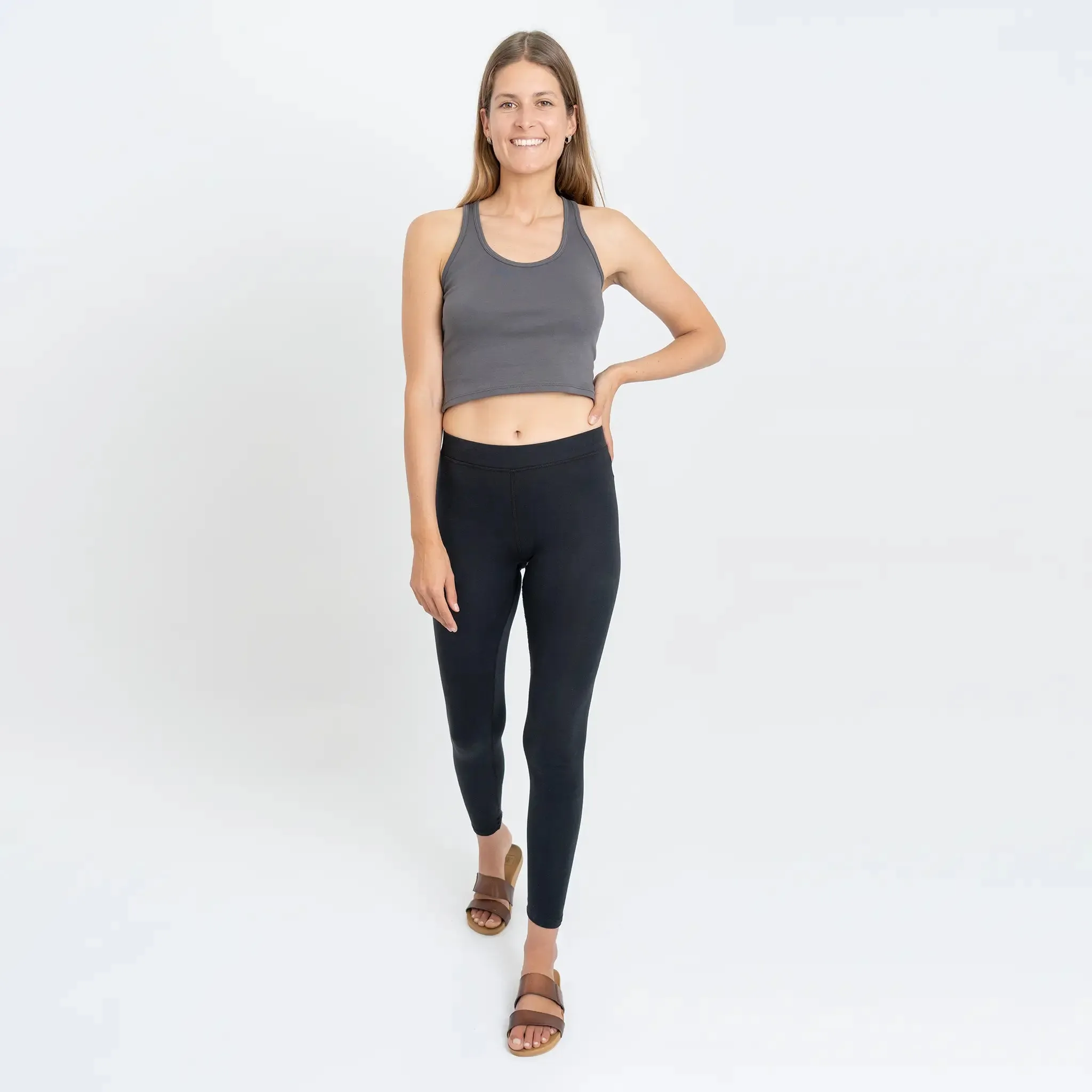 Mix 2 Pack - Women's Organic Pima Cotton Short Tank & Leggings