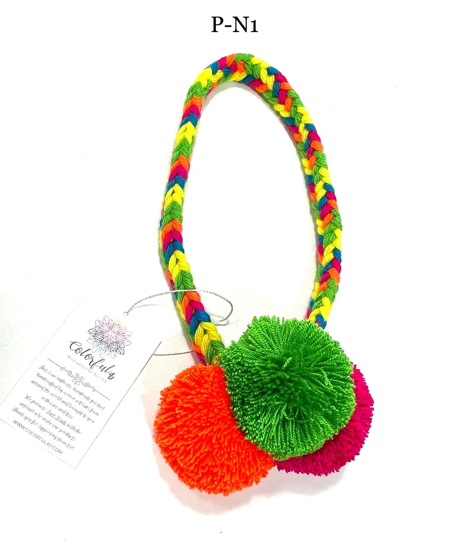 Pompom Hat Band - Handmade Head Band