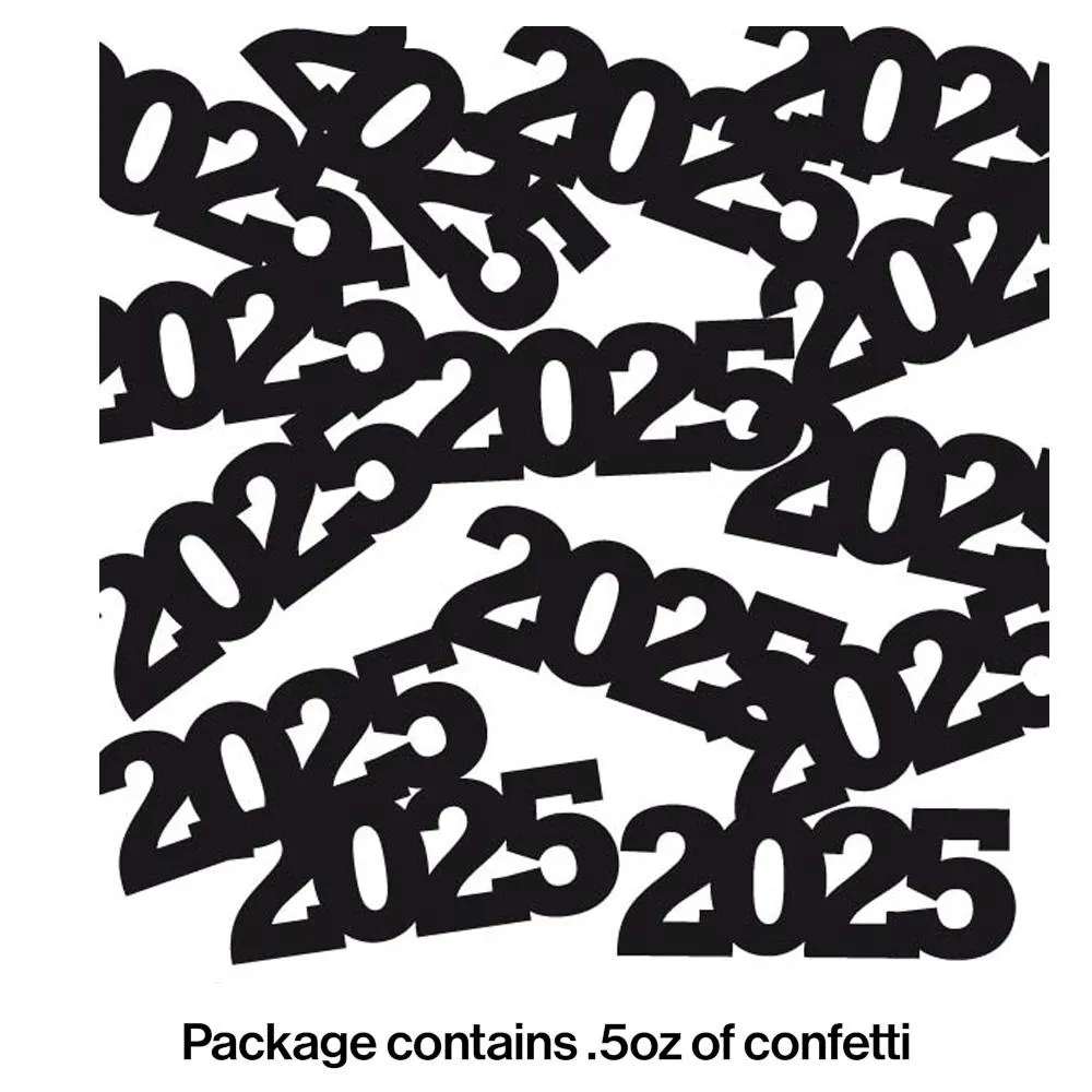 "2025" Confetti Black (0.5 oz/Pkg)