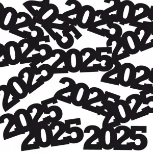 "2025" Confetti Black (0.5 oz/Pkg)