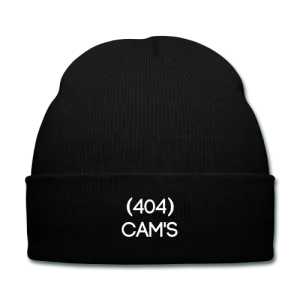 "Cam's" Black 404 Knitted Hat