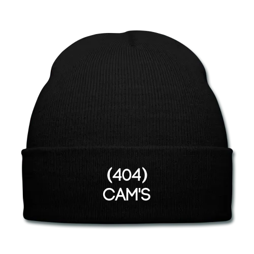 "Cam's" Black 404 Knitted Hat