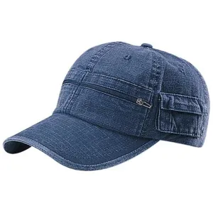 Rip-Stop Fabric Cotton Washed Cap