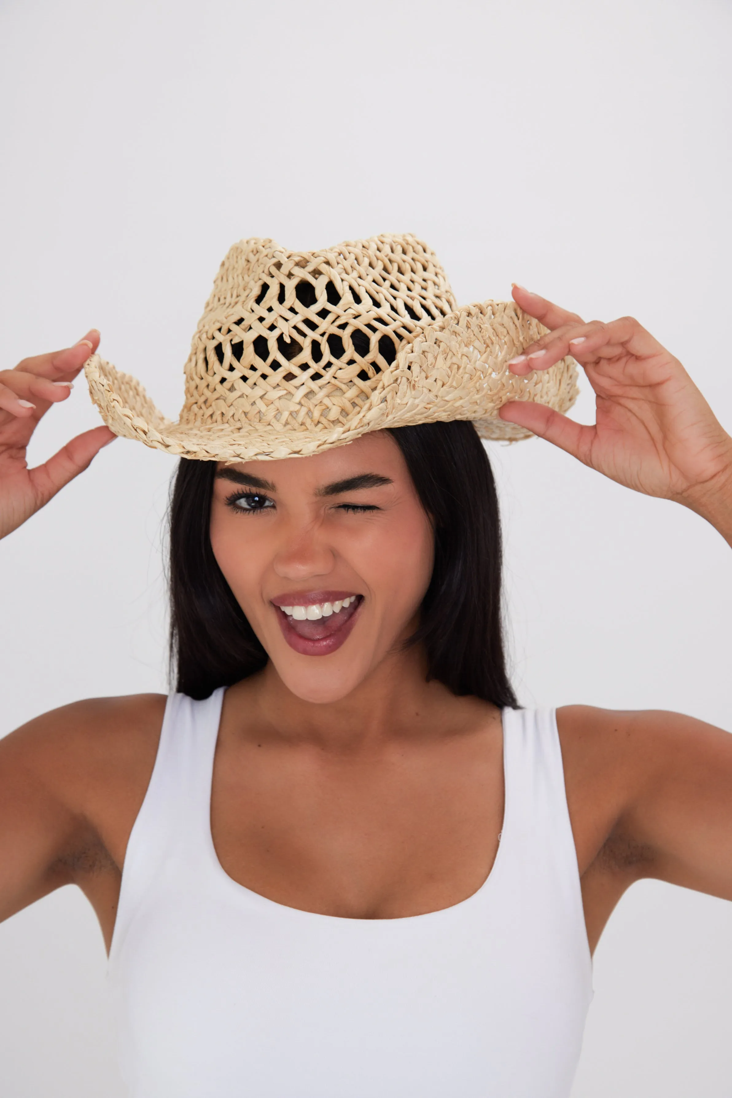 Seagrass Straw Cowboy Hat in Natural