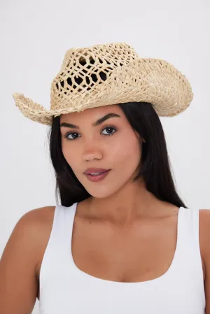 Seagrass Straw Cowboy Hat in Natural