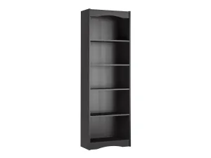 Tall Bookcase in Black, 72"