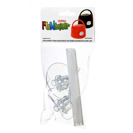 Thermos Funtainer Mouthpiece & Straws (4 Pieces)